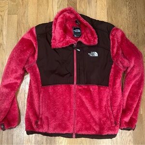 The North Face Pink and Brown Polartec Jacket